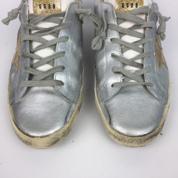 GOLDEN GOOSE Superstar Distressed Sneakers \\ 41 - Picture 4 of 11